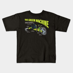 Green Machine - Big Wheel (Dark) Kids T-Shirt